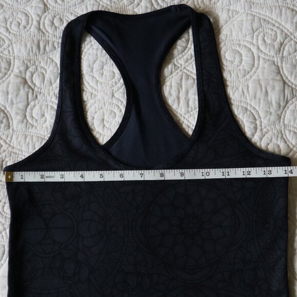 Navy and Black Patterned Lululemon Tank Top - Picture 3 of 4
